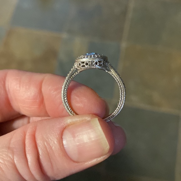 Judith Ripka Pear Shaped 1.40ct Diamonique Ring - Picture 2 of 5